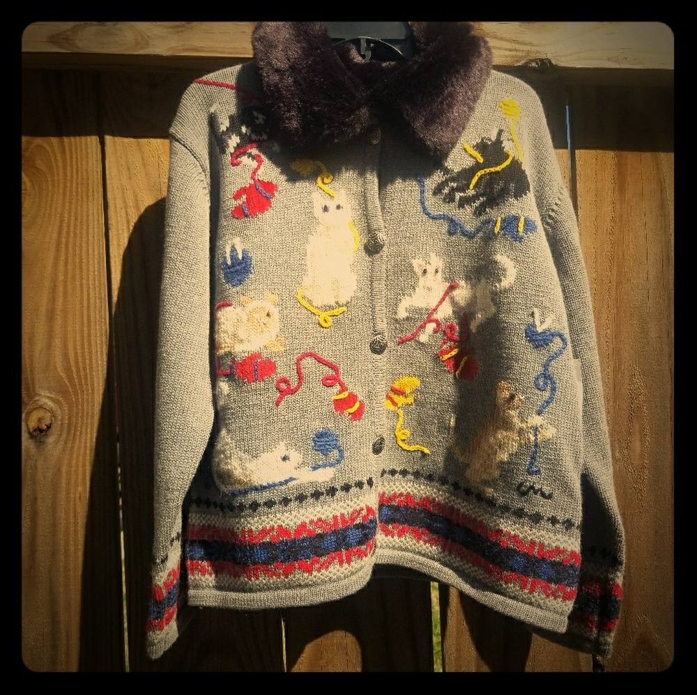 Kids Cat Sweater